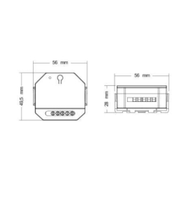 Regulador RF por pulsador 1 canal 1,5A 230V