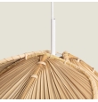 Lámpara de techo colgante fibras naturales Natura