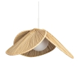 Lámpara de techo colgante fibras naturales Natura