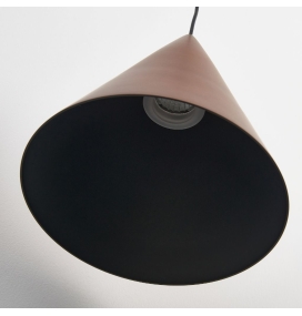 Lámpara colgante Mantra Cono 10W 3000K Regulable Triac cobre Ø18cm