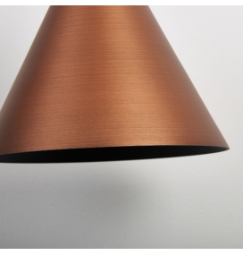 Lámpara colgante Mantra Cono 10W 3000K Regulable Triac cobre Ø18cm