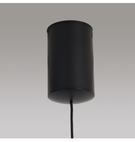 Lámpara colgante Mantra Cono 10W 3000K Regulable Triac negra Ø18cm