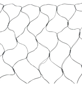Cortina de guirnalda exterior solar navideña 1,5x1,5m 6500K