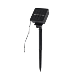 Cortina de guirnalda exterior solar navideña 1,5x1,5m 6500K