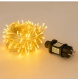Guirnalda led con cable transparente 20M luz cálida