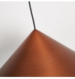 Lámpara colgante Mantra Cono 10W 3000K Regulable Triac cobre Ø24cm