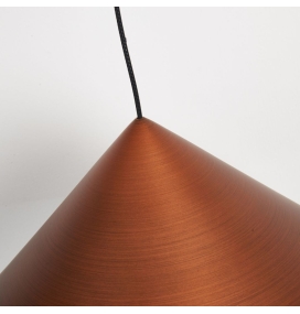 Lámpara colgante Mantra Cono 10W 3000K Regulable Triac cobre Ø24cm