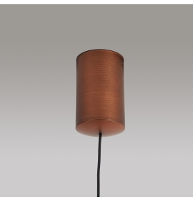 Lámpara colgante Mantra Cono 10W 3000K Regulable Triac cobre Ø30cm