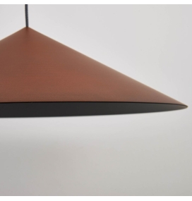 Lámpara colgante Mantra Cono 10W 3000K Regulable Triac cobre Ø30cm