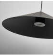 Lámpara colgante Mantra Cono 10W 3000K Regulable Triac negra Ø30cm