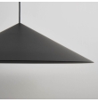 Lámpara colgante Mantra Cono 10W 3000K Regulable Triac negra Ø30cm