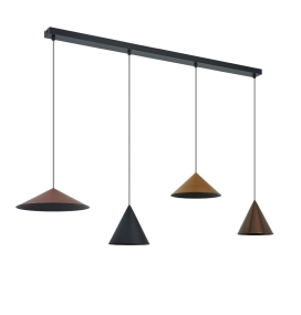 Lámpara colgante lineal Mantra Cono 20W 3000K Regulable Triac