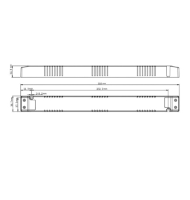 Fuente alimentación 24V 100W LIFUD Slim profesional IP20