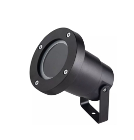 Pincho para jardin para bombilla GU10 IP65 negro