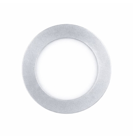Downlight led empotrar redondo 6W plata