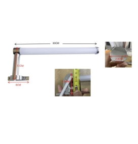 Aplique led para espejo Sotra cromado 6W 30cm 4000K