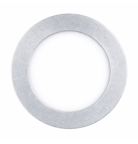 Downlight led redondo 18W plata