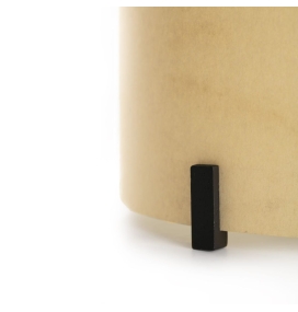 Lámpara de mesa con led integrado Faro Cata Fresno negro 2200K