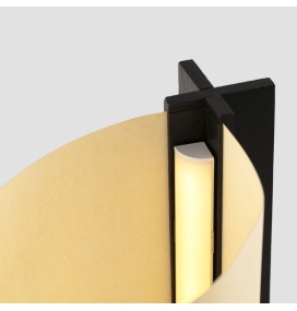 Lámpara de mesa con led integrado Faro Cata Fresno negro 2200K