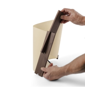 Lámpara de mesa con led integrado Faro Cata Fresno nogal 2200K