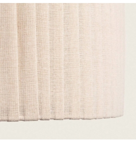 Lámpara de techo colgante de lino Amaia beige