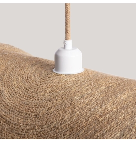 Lámpara de techo colgante de fibras naturales Luciana