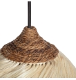 Lámpara de techo colgante de ratán y ramio Anahita