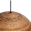 Lámpara de techo colgante de ratán y ramio Luma