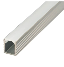 Perfil de superficie extrafino para tiras led 2000x7.8x9mm plata