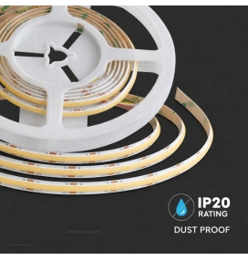 Tira LED COB 24V 18W/m Doble PCB 8mm CCT 5 metros