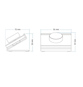 Control remoto regulación led monocolor de mesa 220-230V 1 zona