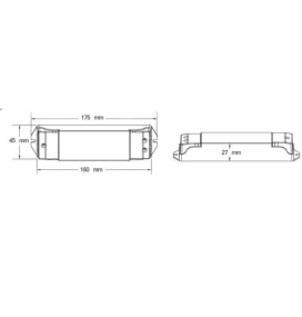 Regulador RGB + CCT por pulsador y RF 3 canales 100-240V