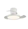 Ventilador de techo con aspas retráctiles y luz led Melody XS Long 24W blanco