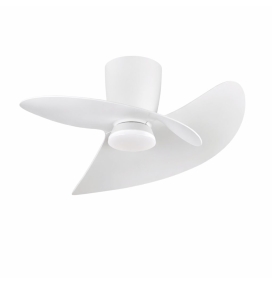 Ventilador de techo con luz led Mantra Ona 18W Ø70cm blanco