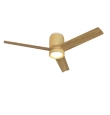 Ventilador de techo con luz led Mantra Cerámica 20W beige y madera Ø122cm