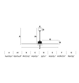 Ventilador de techo JUST FAN grande en negro/madera