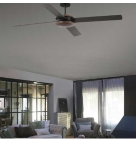 Ventilador de techo POLEA marrón