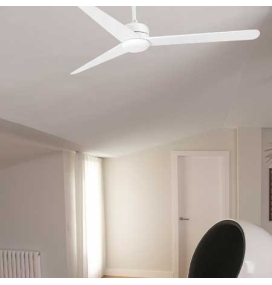 Ventilador de techo NU blanco sin luz