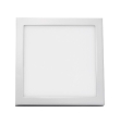 Plafon led cuadrado plata de 25W