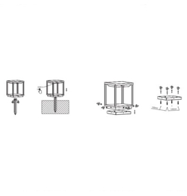 Sobremuro solar MERIBEL grafito con sensor PIR