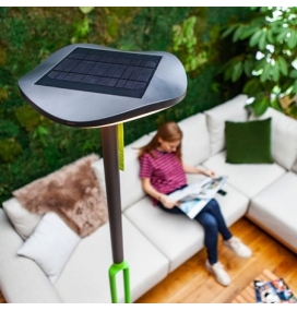 Lámpara portátil solar  con altavoz bluetooth 8W 500Lm