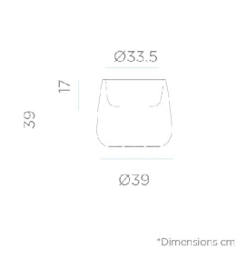 Macetero CAMELIA 40 Solar Smarttech para exterior