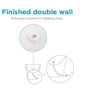 Macetero CAMELIA 40 Solar Smarttech para exterior