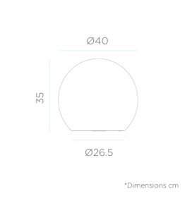Bola iluminada  BULY 40 Solar Smarttech flotante