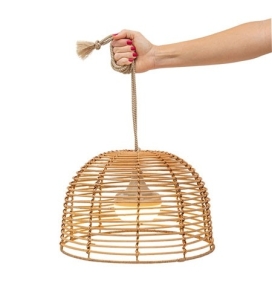 Lámpara colgante portátil BOSSA NATURE