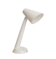 Lámpara de escritorio E27 acabado blanco