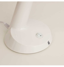 Lámpara de escritorio E27 acabado blanco