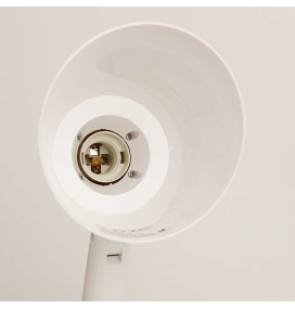 Lámpara de escritorio E27 acabado blanco