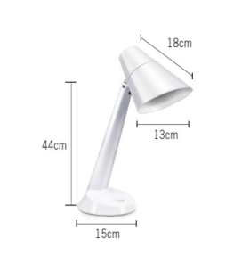 Lámpara de escritorio E27 acabado blanco