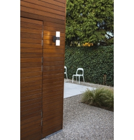 Aplique led de pared Lutec Cyra 16W gris oscuro